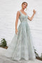 Gemma Jewel Beaded Ball Gown-Evening-Tux-USA-6-Sage-Urbanheer