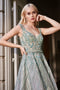 Gemma Jewel Beaded Ball Gown-Evening-Tux-USA-6-Sage-Urbanheer