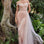 Pearl Pleated Tulle With Cape Off Shoulder Fitted Long Prom Gown CDA1219-0