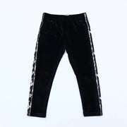 12354 BLACK Sequin Heart Trim Leggings-doe a dear-3T-Urbanheer