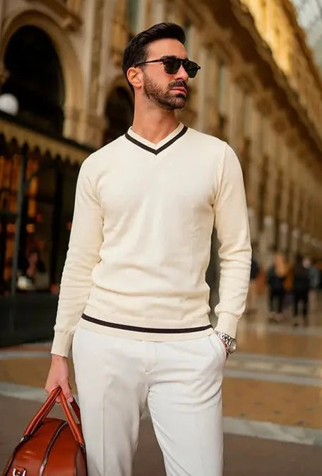 Men'S Knitted Beak Sweater-Clothing - Men-Donato-S-Urbanheer