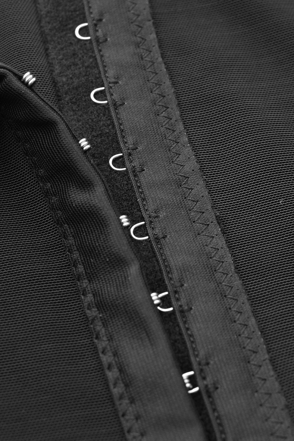 Full Size Hook-And-Eye Shaping Shorts-Street 360-Black-S-Urbanheer