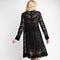 Lace Jacket With Studded Suede Details-Vocal-S-Urbanheer