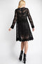 Lace Jacket With Studded Suede Details-Vocal-S-Urbanheer