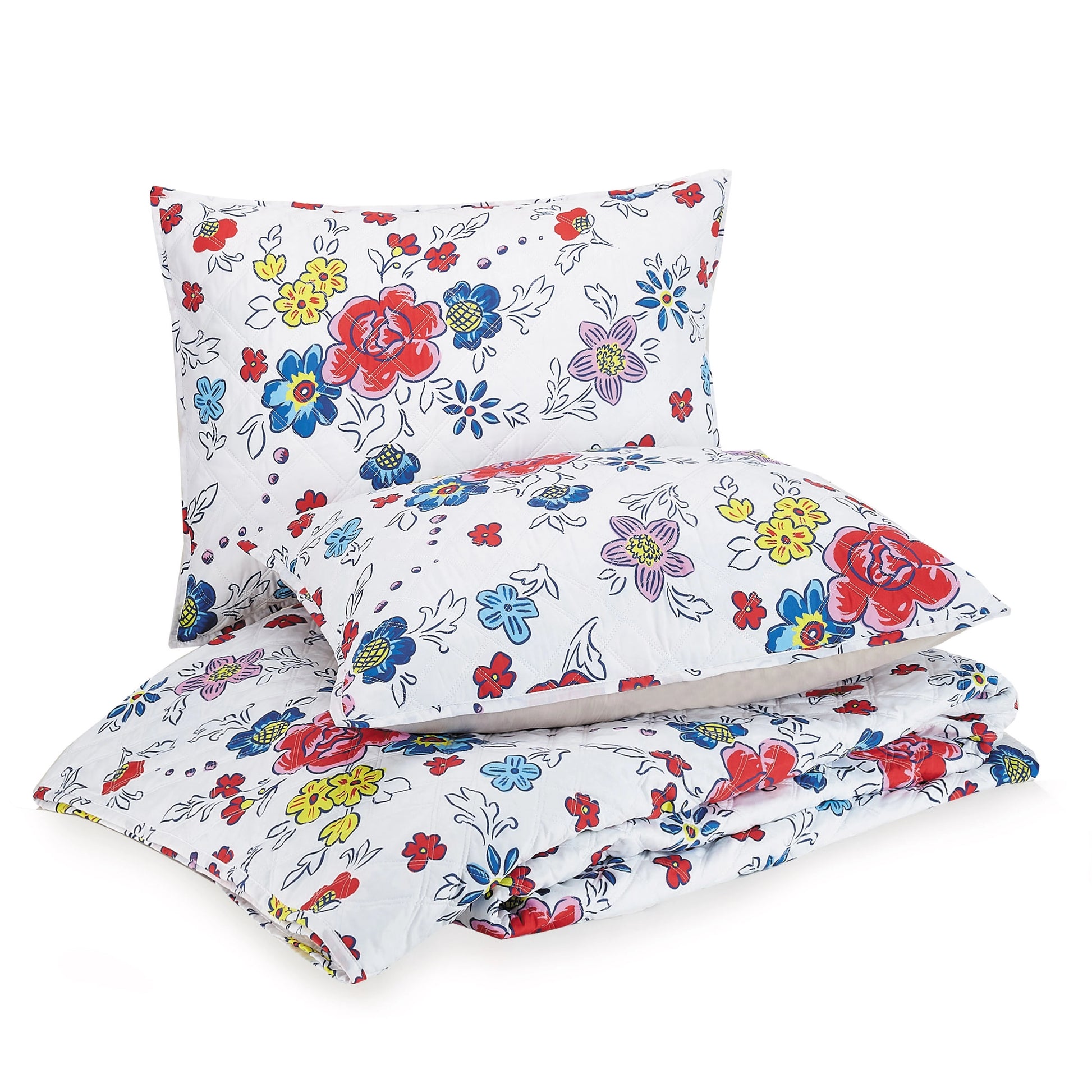 Flower Patch Quilt Set by Makers Collective.-peking handicraft-Twin/Twin xl-Urbanheer