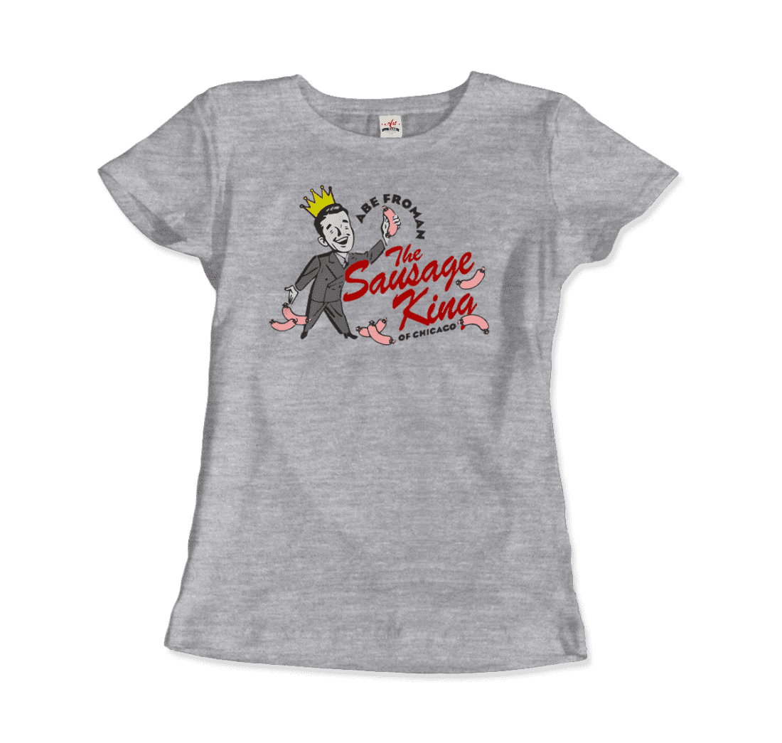 Abe Froman The Sausage King Of Chicago From Ferris Bueller'S Day Off T-Shirt-Art-O-Rama Shop-Youth-White-S-Urbanheer