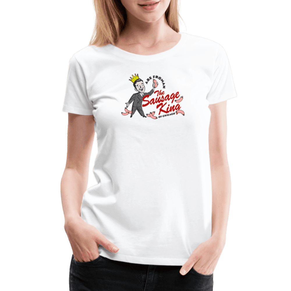 Abe Froman The Sausage King Of Chicago From Ferris Bueller'S Day Off T-Shirt-Art-O-Rama Shop-Men (Unisex)-White-S-Urbanheer