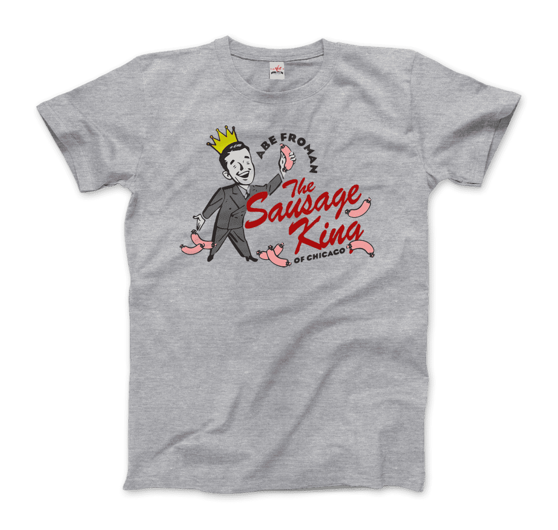 Abe Froman The Sausage King Of Chicago From Ferris Bueller'S Day Off T-Shirt-Art-O-Rama Shop-Men (Unisex)-White-S-Urbanheer