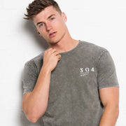 Stone Wash T-Shirt Moss-304 Clothing-S-Urbanheer