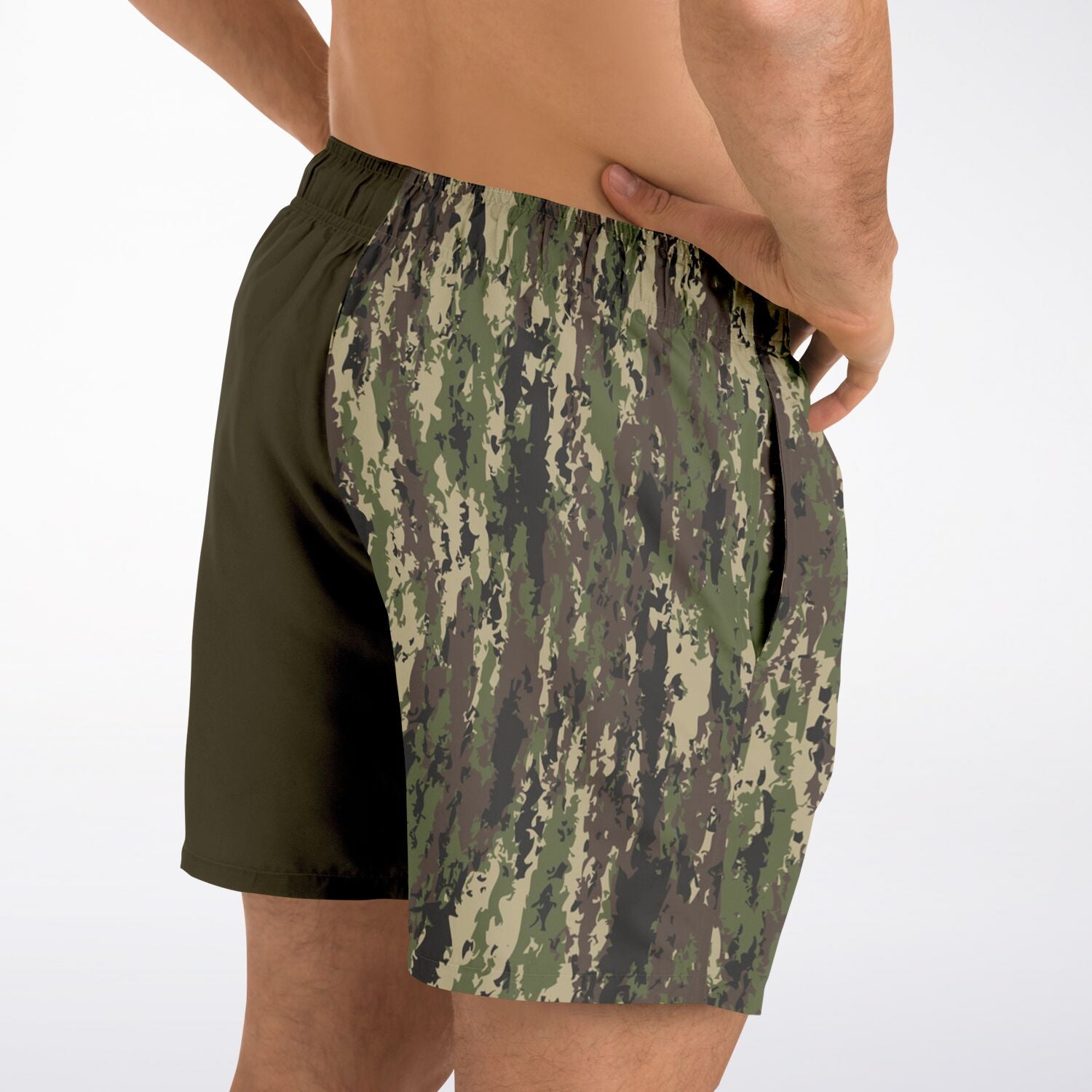 Graphic Camo 5.5" Men Swim Shorts-Subliminator-XS-Urbanheer