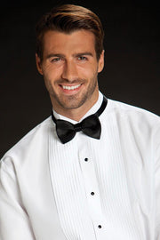 "Aldo" White Pleated Wingtip Tuxedo Shirt-Mens Shirts-Tux-USA-XS-32-33-White-Urbanheer