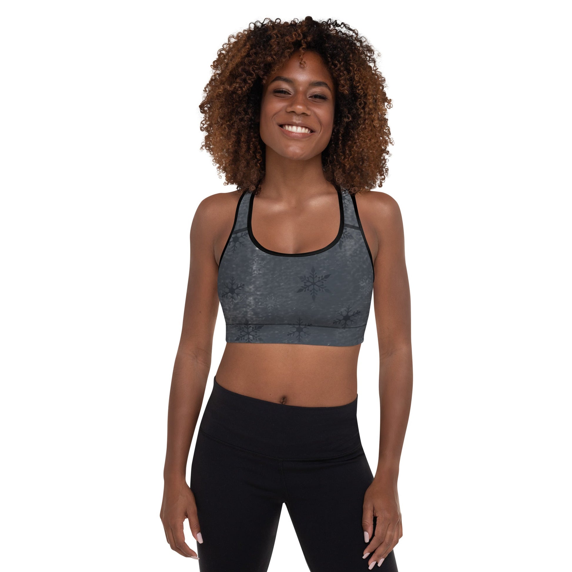 Anacotte Christmas Edition Padded Sports Bra-Anacotte-Black-XS-Urbanheer