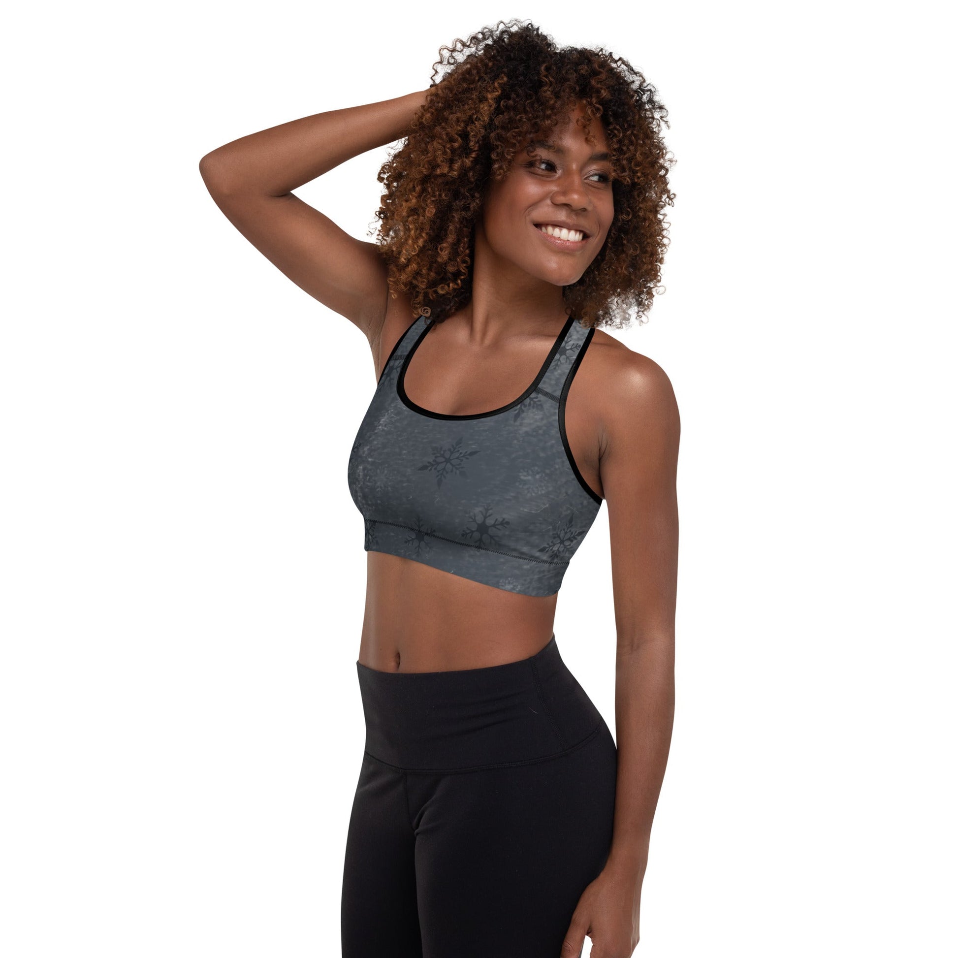 Anacotte Christmas Edition Padded Sports Bra-Anacotte-Black-XS-Urbanheer