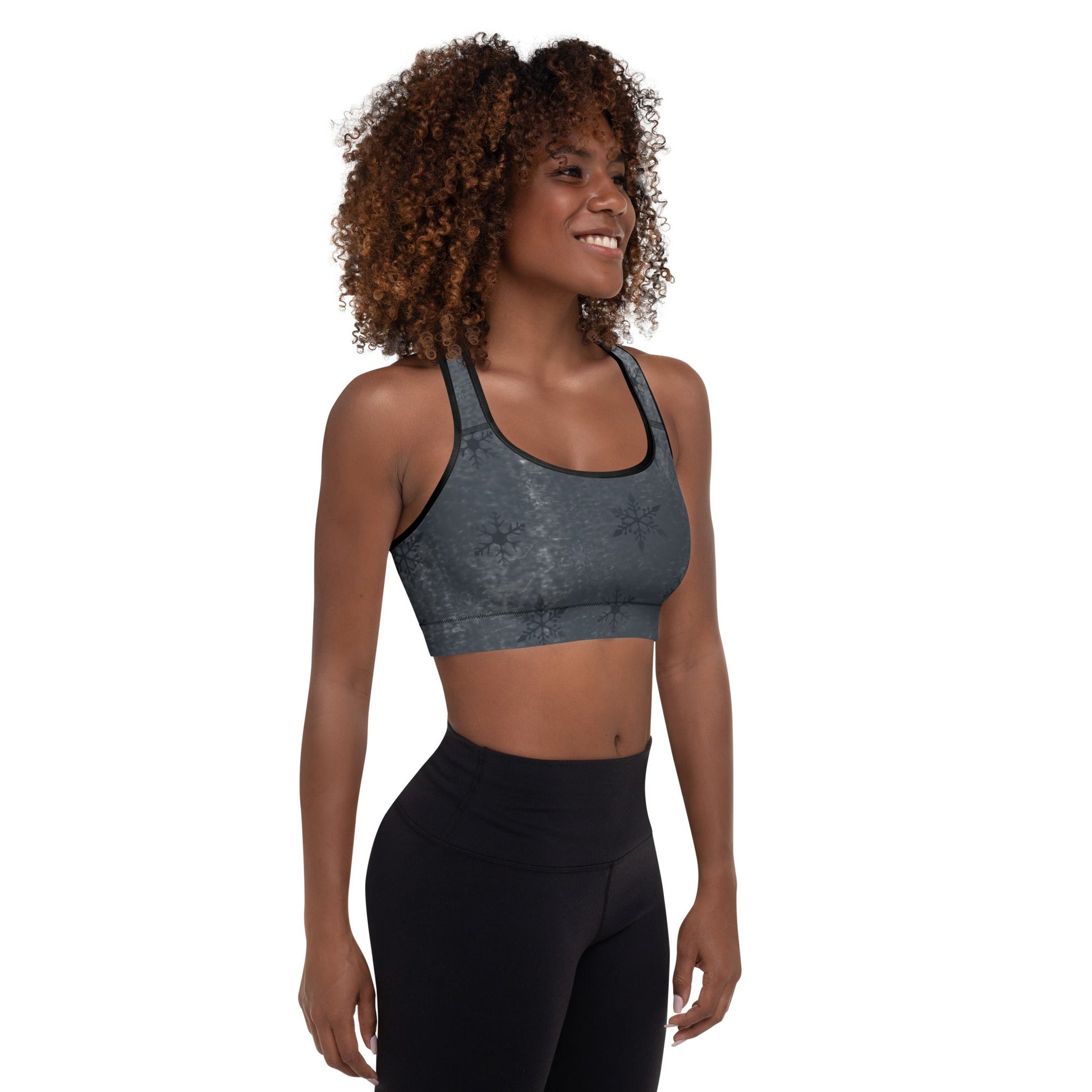 Anacotte Christmas Edition Padded Sports Bra-Anacotte-Black-XS-Urbanheer