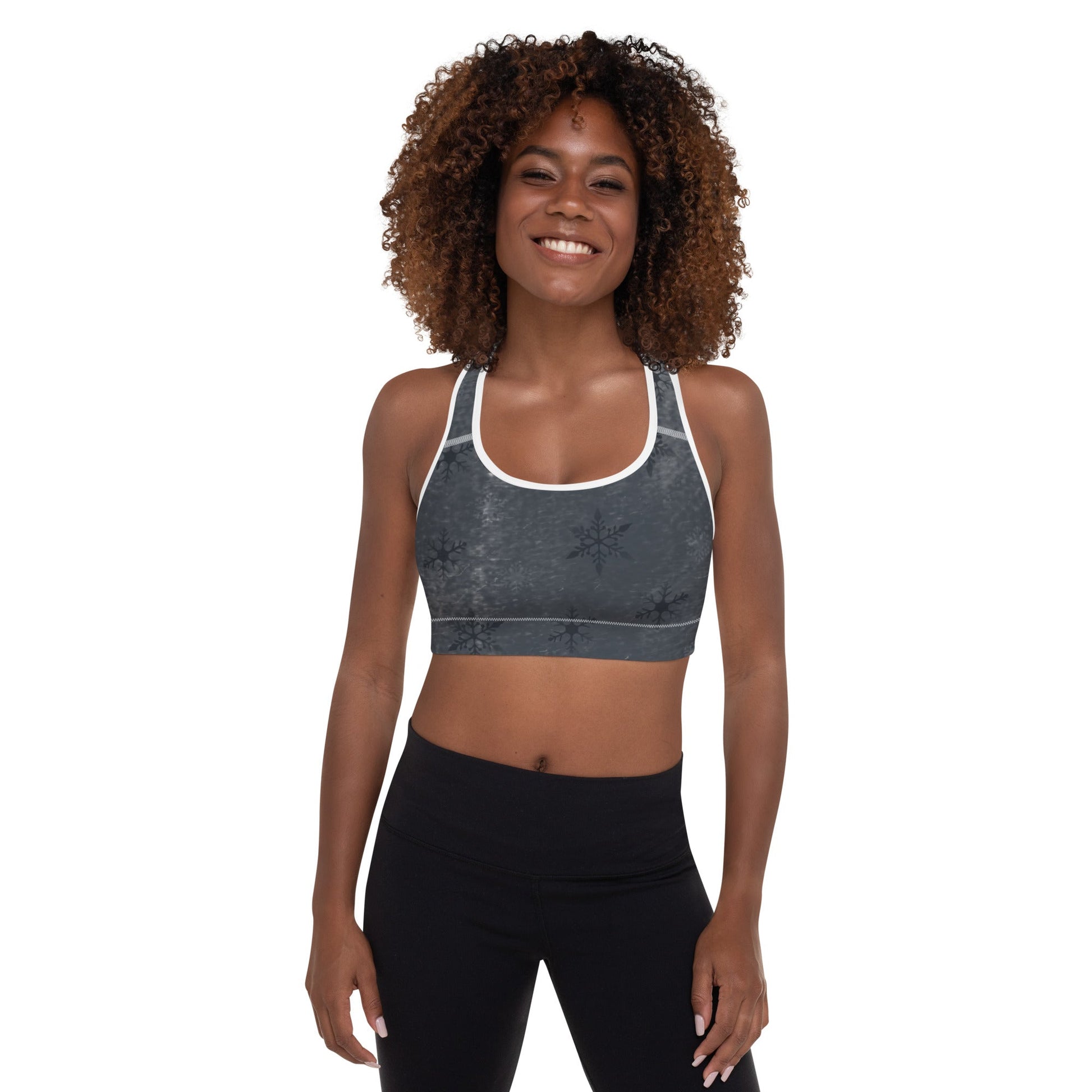 Anacotte Christmas Edition Padded Sports Bra-Anacotte-Black-XS-Urbanheer
