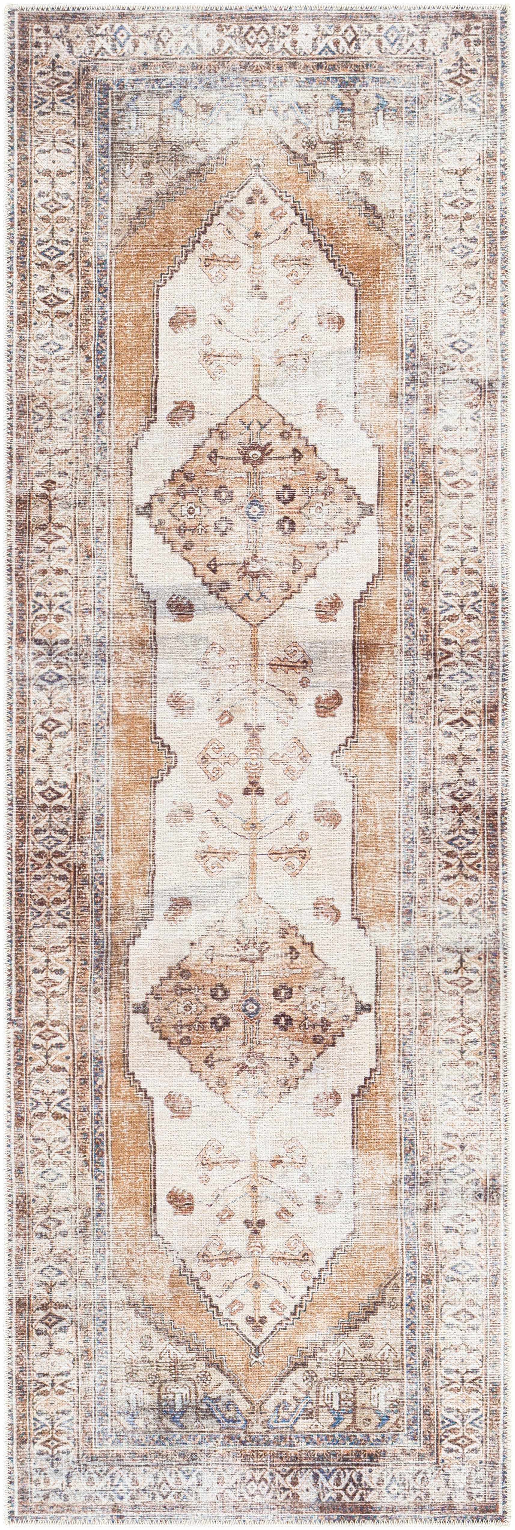 Arncliffe Washable Area Rug-Rugs-Hauteloom-2'7" x 7'10" Runner-Urbanheer