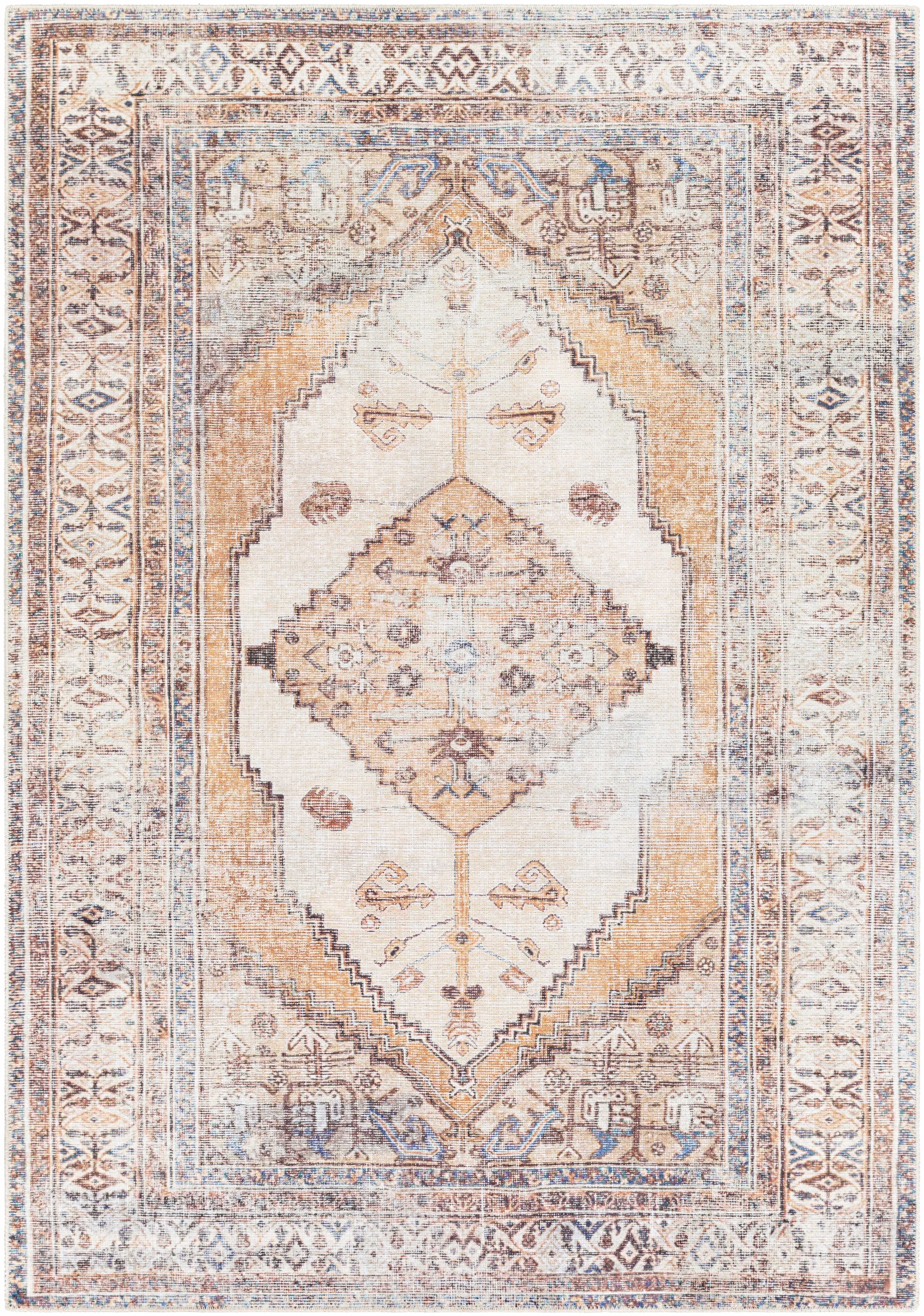 Arncliffe Washable Area Rug-Rugs-Hauteloom-2'7" x 7'10" Runner-Urbanheer