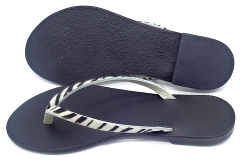 Ancientoo Flip Flops Apate-Flip Flops-Ancientoo-LEOPARD/NUDE-US 6 / EU 37-Urbanheer