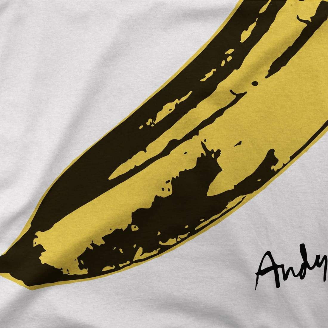 Andy Warhol's Banana, 1967 Pop Art T-Shirt-Art-O-Rama Shop-Men (Unisex)-White-S-Urbanheer