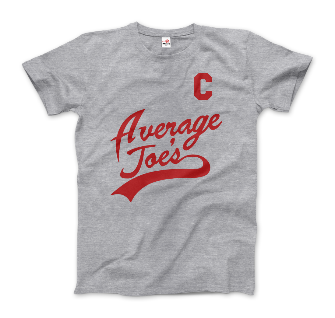 Average Joe's DodgeBall T-Shirt-T-Shirt-Art-O-Rama Shop-Men (Unisex)-Heather Grey-S-Urbanheer