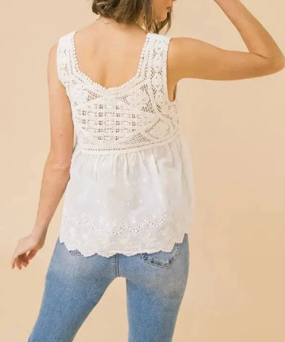 Beautiful Lace Top.-FLYING TOMATO-S-Urbanheer
