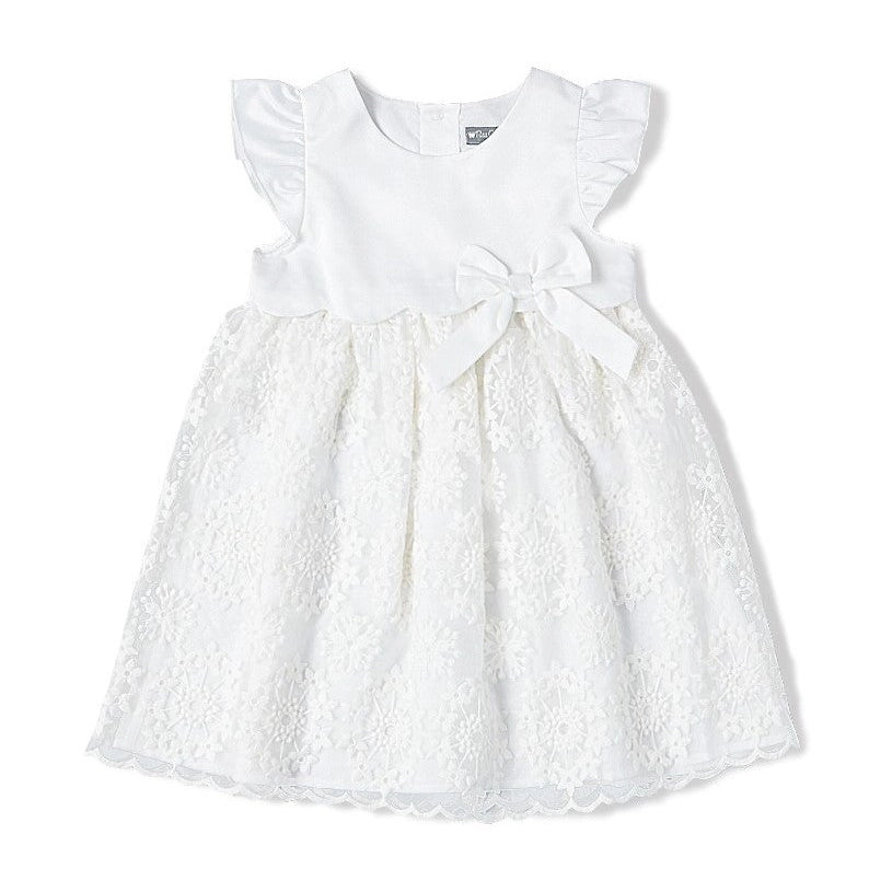 Angel Sleeve Lace Dress-Petit confection-12M-Urbanheer