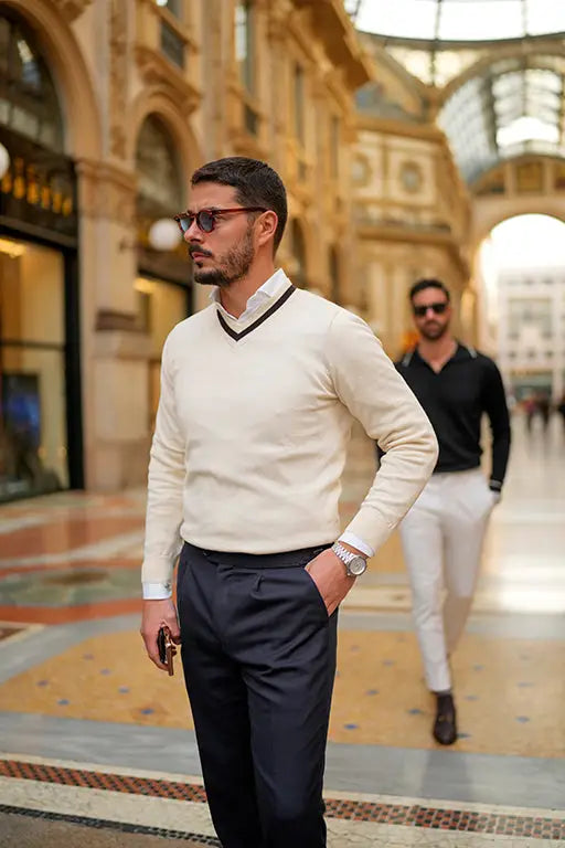 Men'S Knitted Beak Sweater-Clothing - Men-Donato-S-Urbanheer