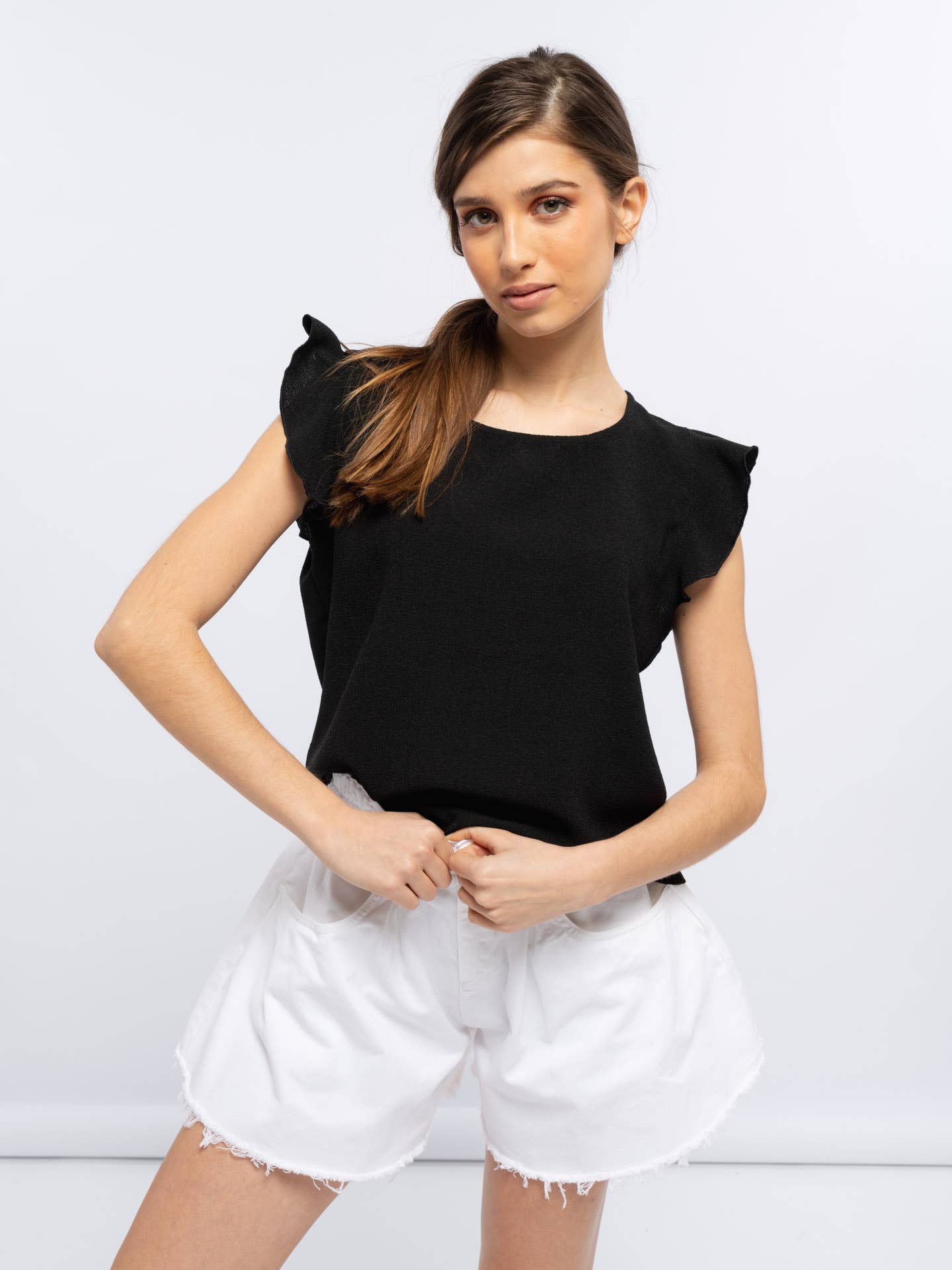 Elegant Black Top-SMF-S-Urbanheer