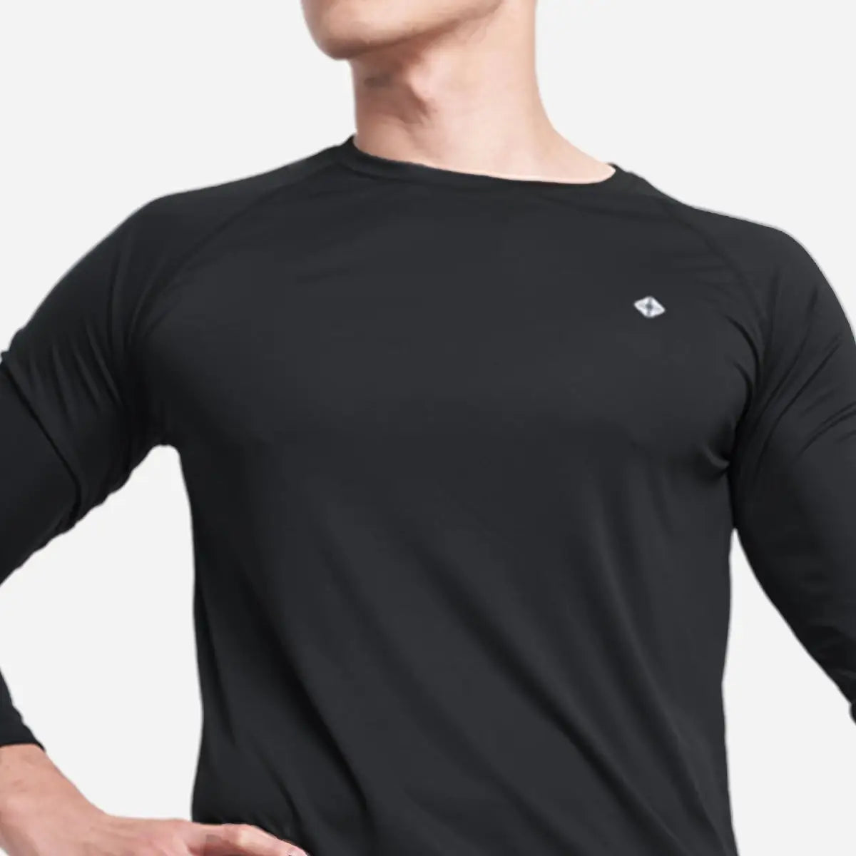 Tm Men Workout Long Sleeve T-Shirt - Black-Clothing - Men-Thousand Miles-XS-Urbanheer