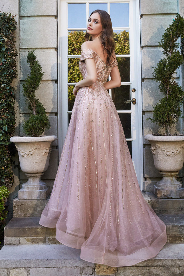 Rose Gold Evening & Ball Gown Jewel-ANDR-Urbanheer