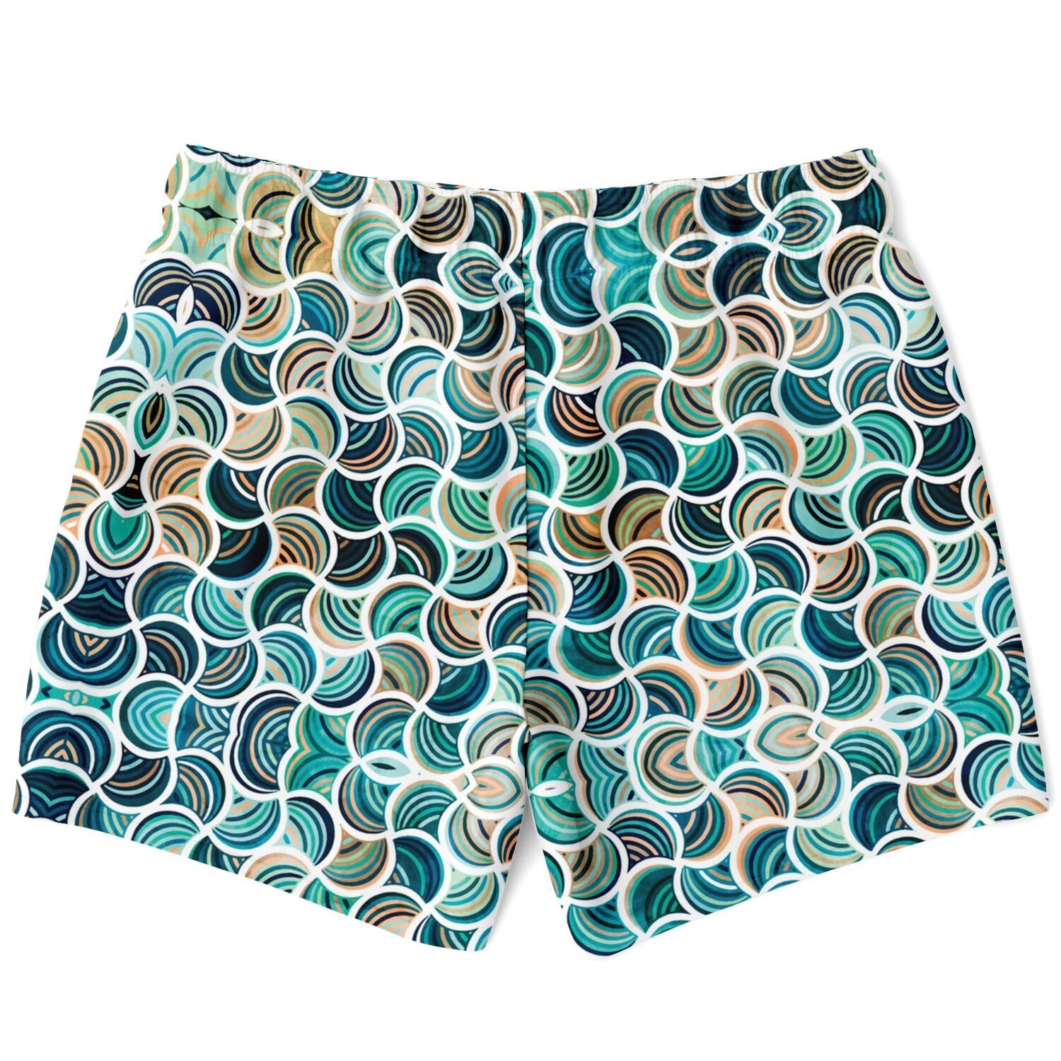 Mosaic 5.5" Men Swim Shorts-Subliminator-XS-Urbanheer
