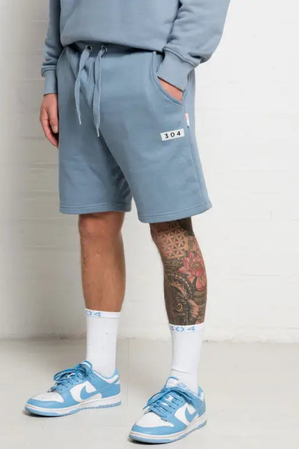 304 Mens Elite Shorts Pastel Blue-304 Clothing-Urbanheer