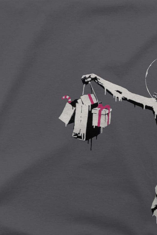 Banksy Christ With Shopping Bags Street Art T-Shirt-Art-O-Rama Shop-Urbanheer