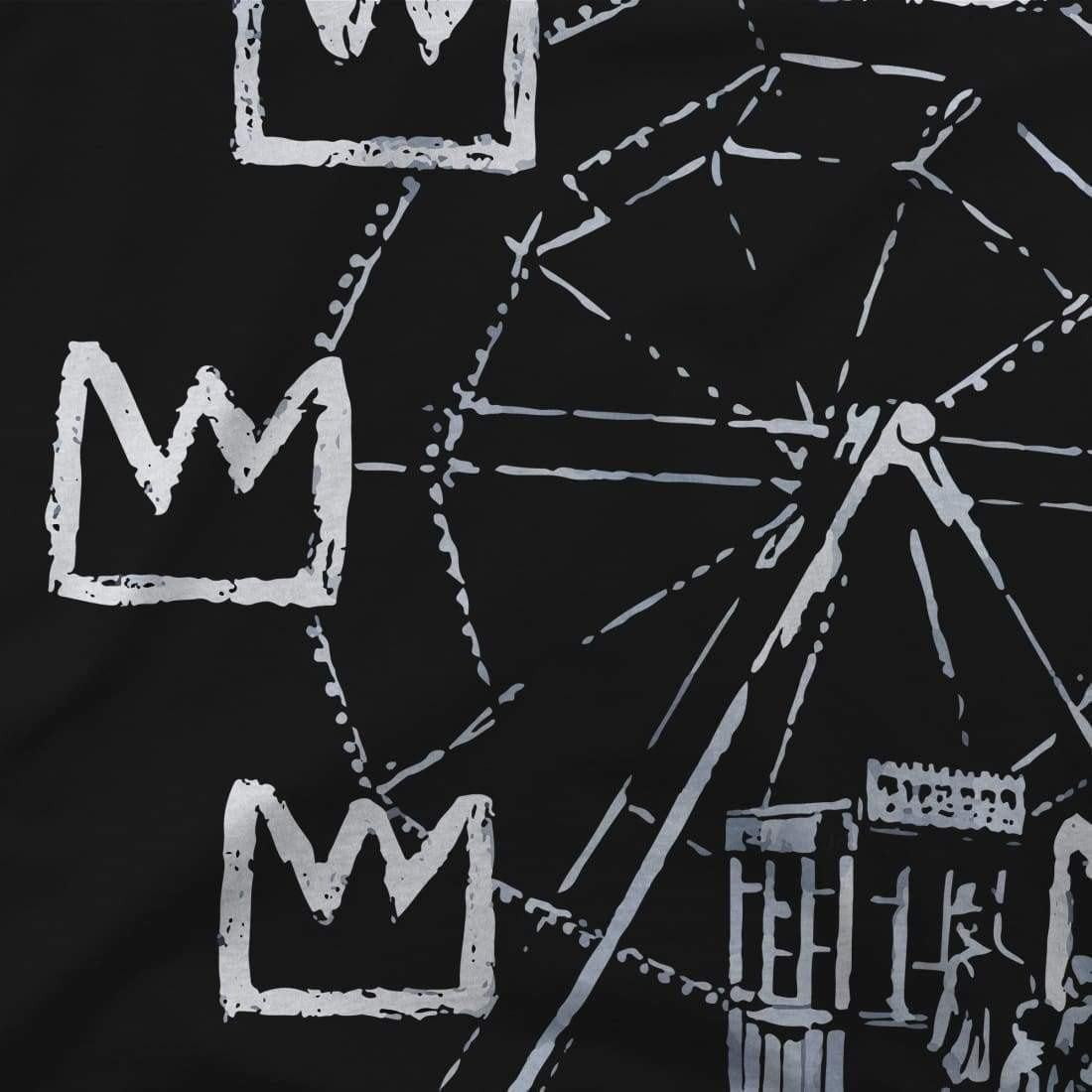 Banksy Ferris Wheel Artwork T-Shirt-Shoes - Women-Art-O-Rama Shop-Men (Unisex)-Black-S-Urbanheer