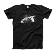 Banksy Rocket Dog (His Master’S Voice) Street Art T-Shirt-Art-O-Rama Shop-Men (Unisex)-Black-S-Urbanheer