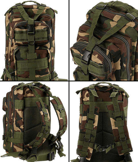Tactical Military 25L Molle Backpack-JupiterGear-Black-Urbanheer
