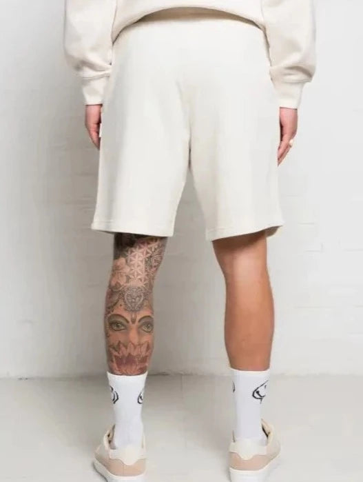 304 Mens Elite Shorts Off White-304 Clothing-Urbanheer