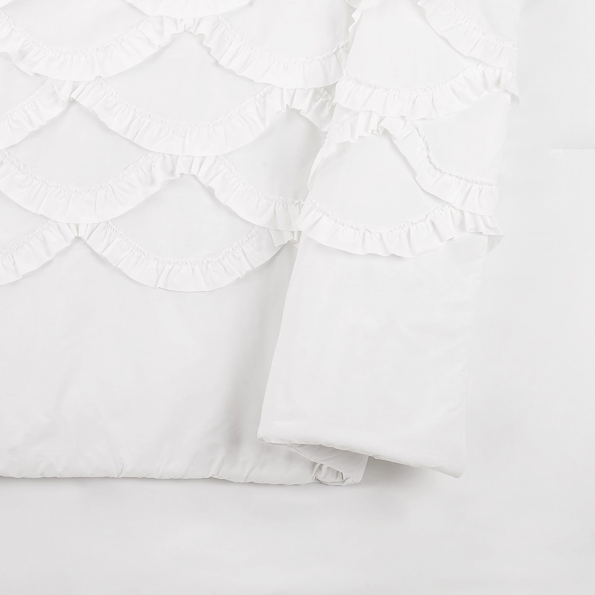 Ruffled Scallop Comforter Set by Jessica Simpson.-peking handicraft-Twin-Urbanheer