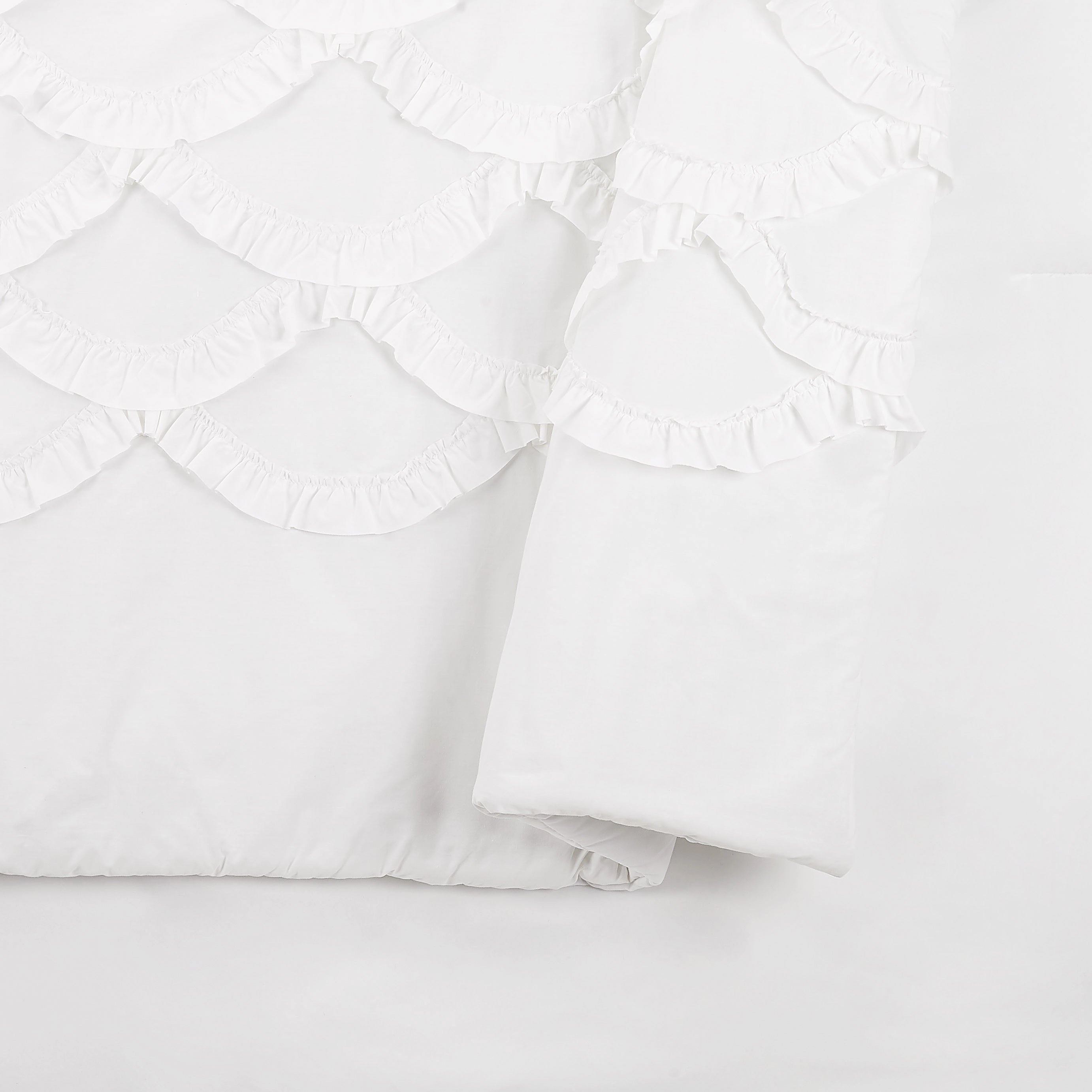 Ruffled Scallop Comforter Set by Jessica Simpson.-peking handicraft-Twin-Urbanheer