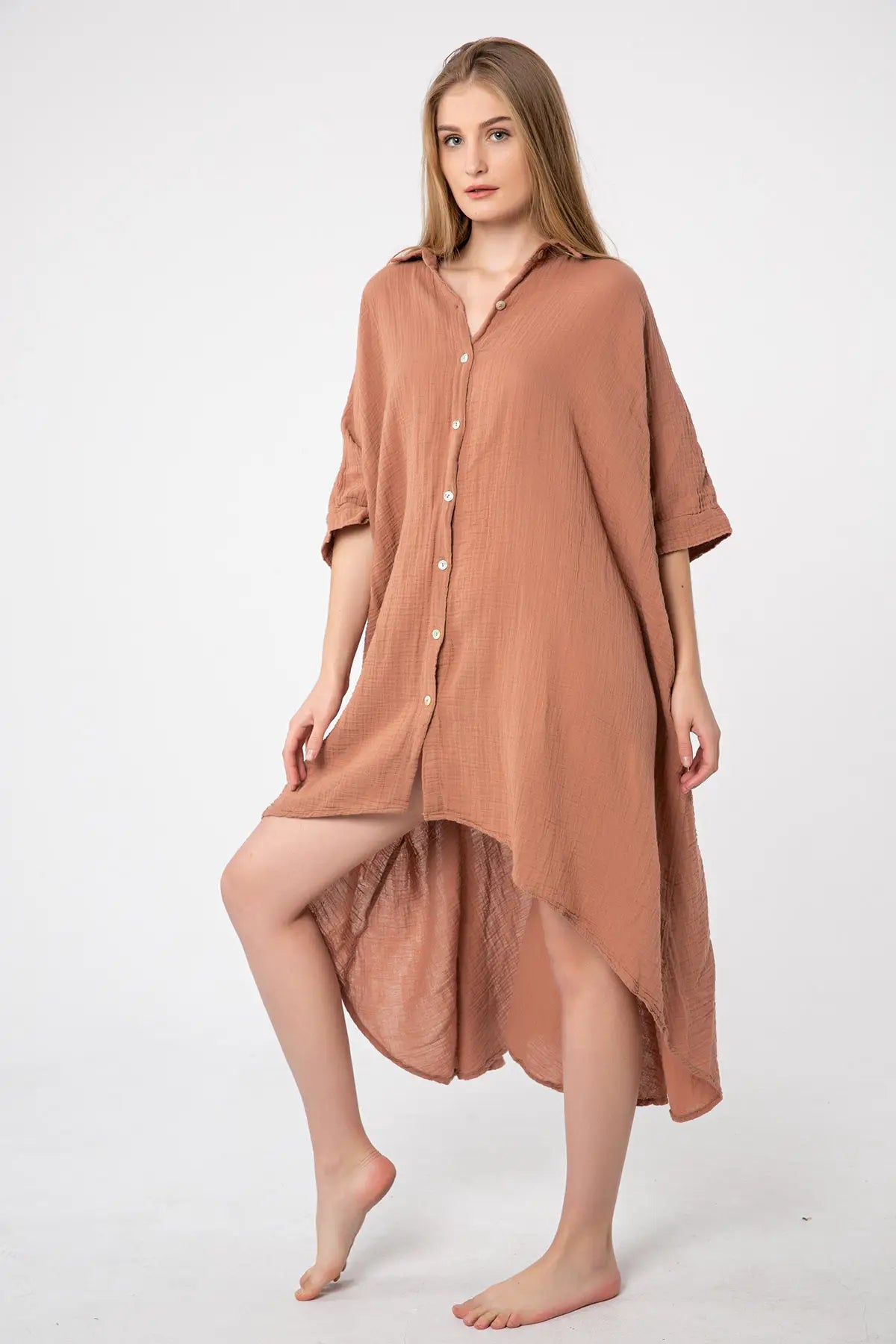 Comfort Cotton Dress-Blanca-S/M-Urbanheer