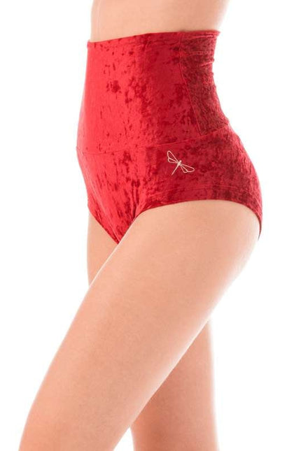 Betty shorts velvet-Clothing - Women-Dragonfly-red velvet-XS-Urbanheer