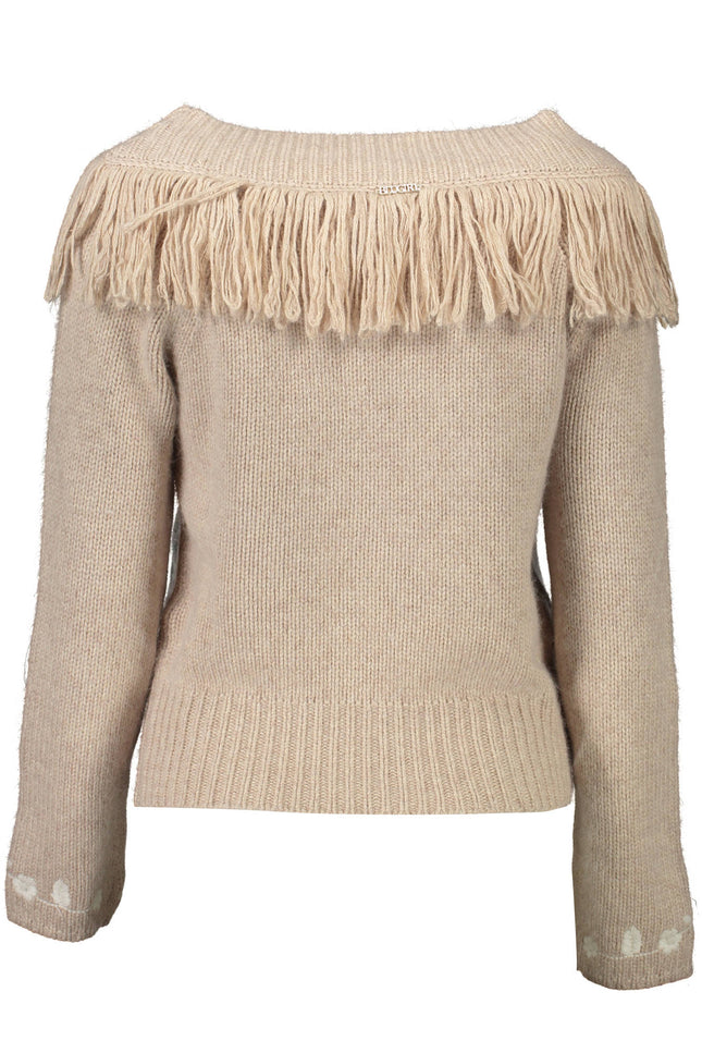 Blugirl Beige Woman Sweater-Clothing - Women-BLUGIRL-Urbanheer