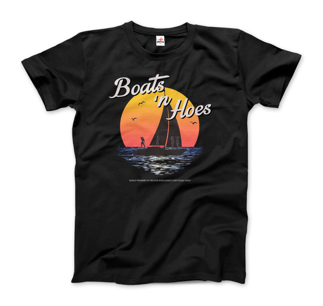 Boats And Hoes, Step Brothers T-Shirt-Art-O-Rama Shop-Men (Unisex)-Black-S-Urbanheer