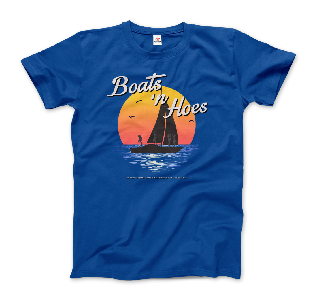 Boats And Hoes, Step Brothers T-Shirt-Art-O-Rama Shop-Men (Unisex)-Black-S-Urbanheer