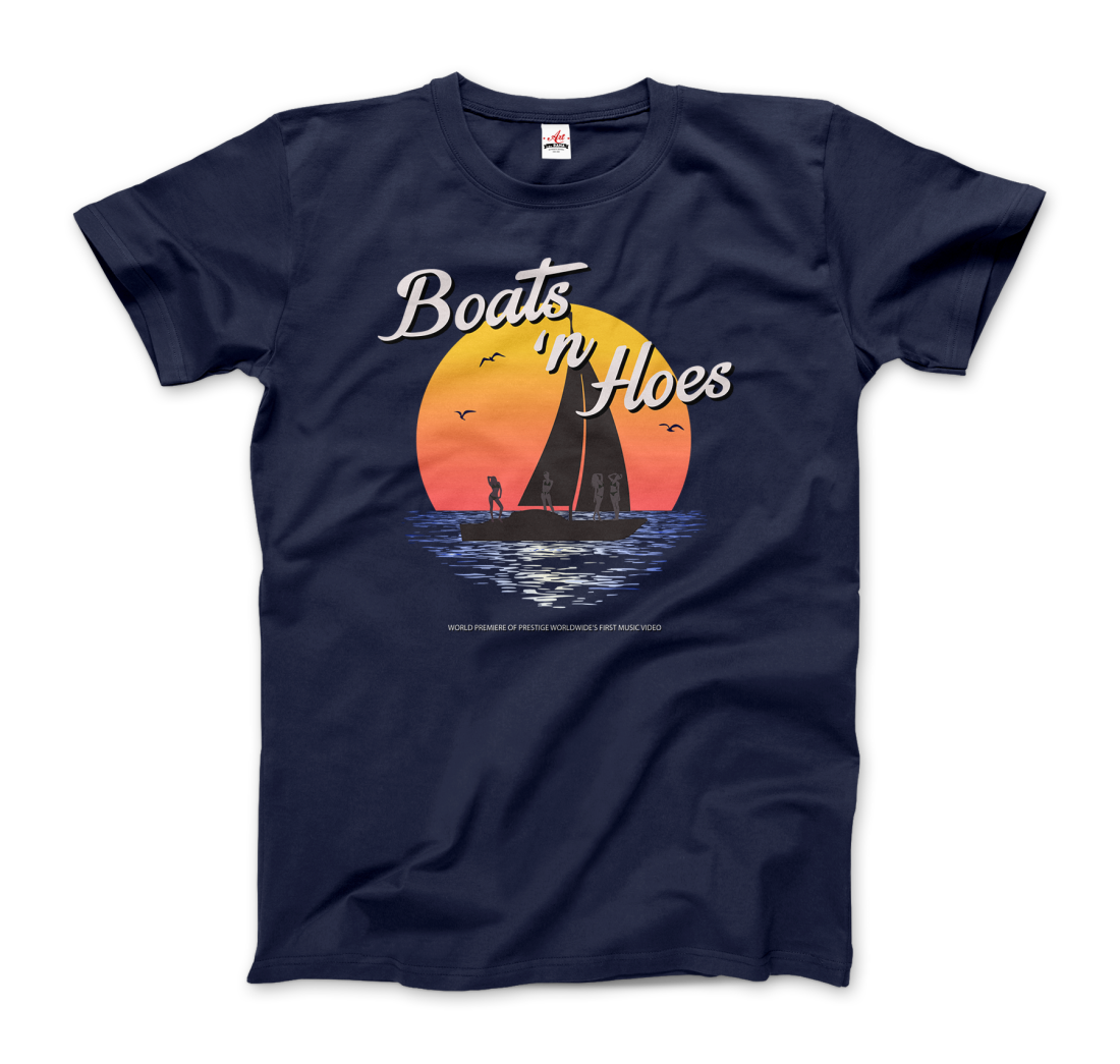 Boats And Hoes, Step Brothers T-Shirt-Art-O-Rama Shop-Men (Unisex)-Black-S-Urbanheer