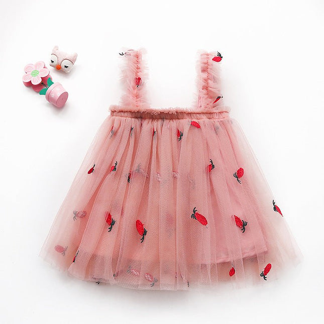 Boutique Embroidery Baby Girls Dress Summer-UHXV-Urbanheer