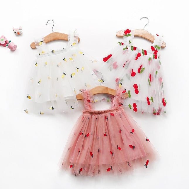 Boutique Embroidery Baby Girls Dress Summer-UHXV-Urbanheer