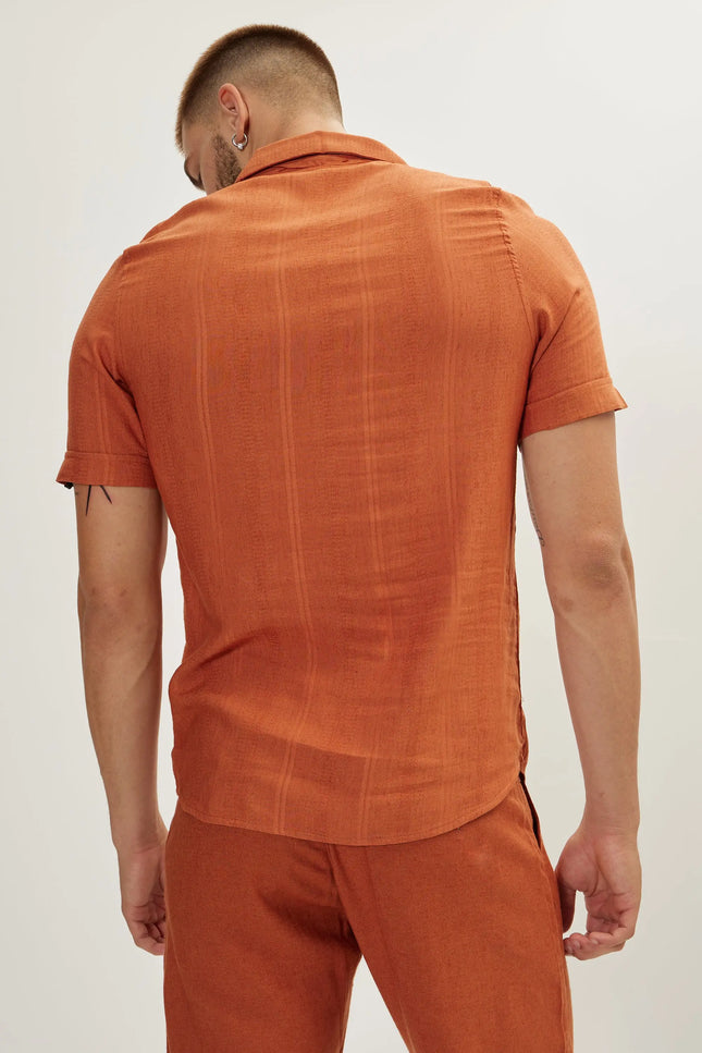 New Style Linen Shirt - Tile-Ron Tomson-Urbanheer