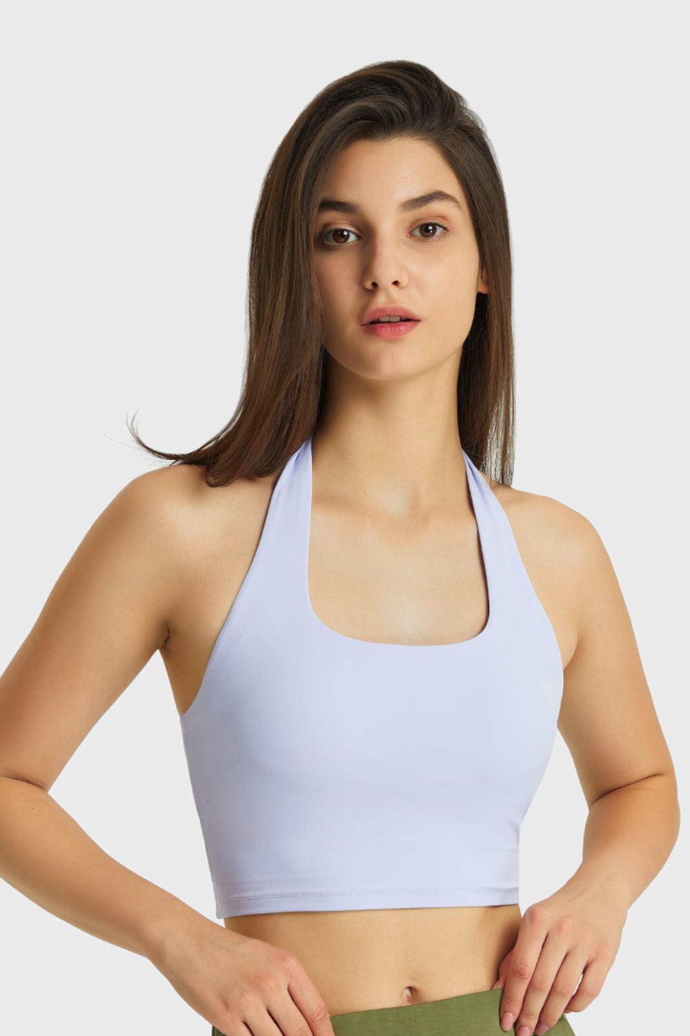 Breathable Halter Neck Sports Bra-Street 360-Purple-4-Urbanheer