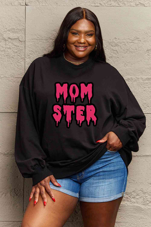 Simply Love Full Size Mom Ster Graphic Sweatshirt-UHX-Urbanheer